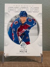 2024-25 Upper Deck SP Authentic Freshman Focus Jason Polin #FF-31 (RC) Avalanche