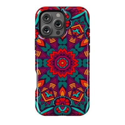 Colorful Mandala Boho Geometric Pattern Vibrant Art Case For iPhone 17 16 15 14 