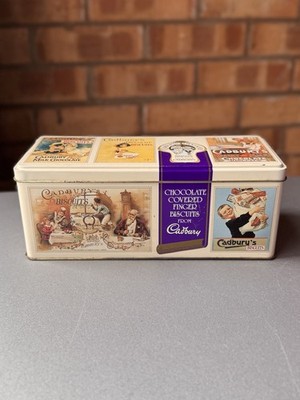 Vintage Cadbury s Chocolate Fingers Keksdose leer Sammlerstück Bournville