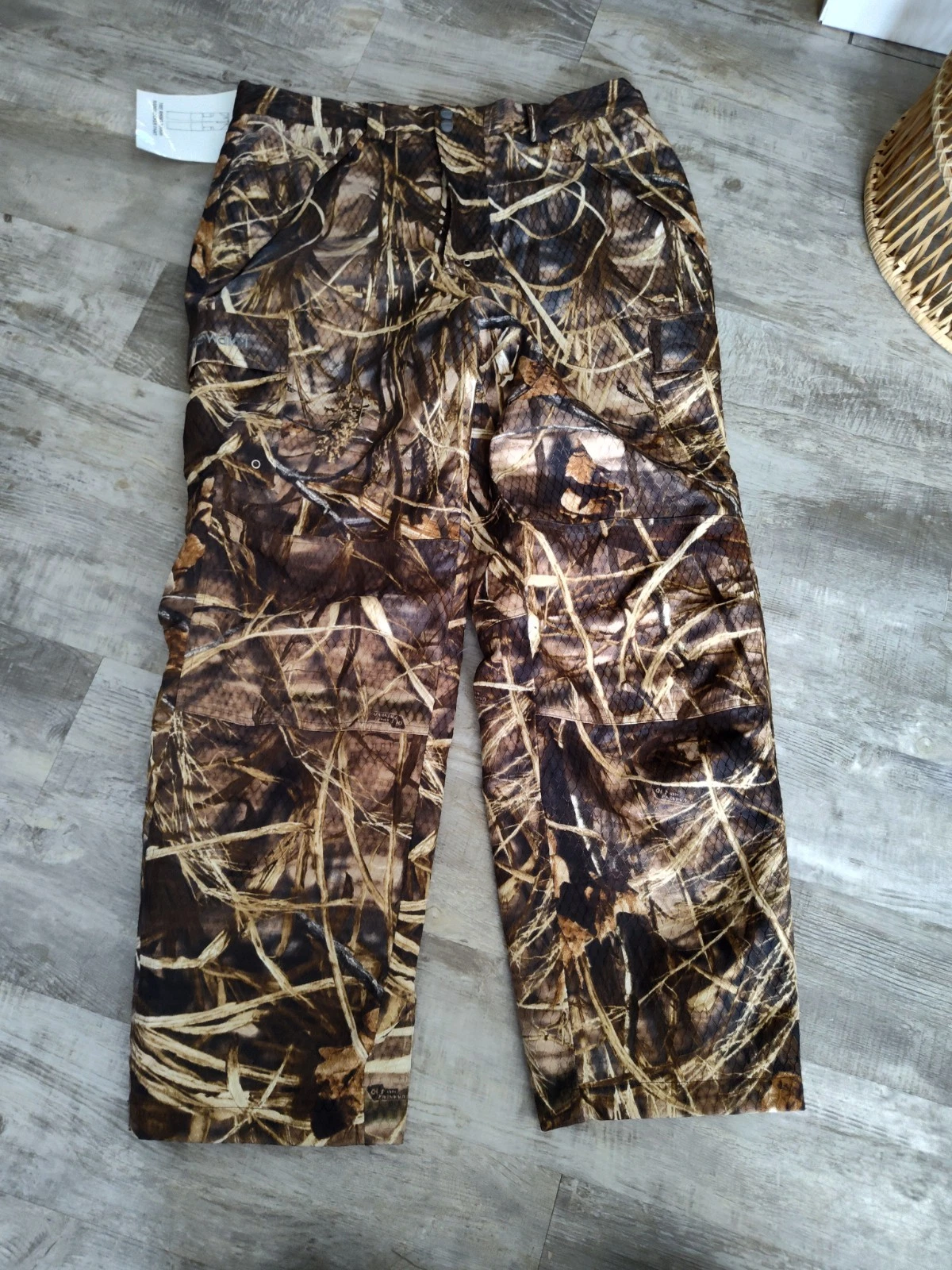 Whitewater Pants Men's L Rainblocker Camo Hunting Advantage Max 4HD NWT 7007