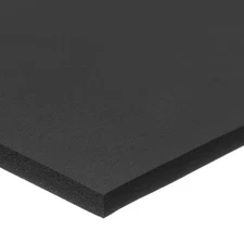 Manufacturer Varies Foam Sheet, Open Cell, 13 in W, 13 in L, 1/8 in Thick, Black
