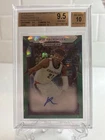 2019-20 Panini Prizm Draft Picks Auto Green Ice Rui Hachimura BGS 9.5 /18
