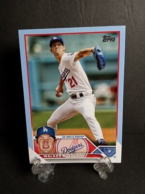 2023 Topps Baseball Walker Buehler Light Blue Paralell  13/50 