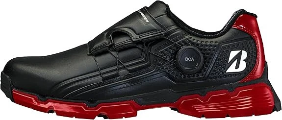 Zapatos de golf BRIDGESTONE ZSP-BITER TOUR BOA WIDE negros rojos SH2401 US10 (28 cm) Foto 3 de 4