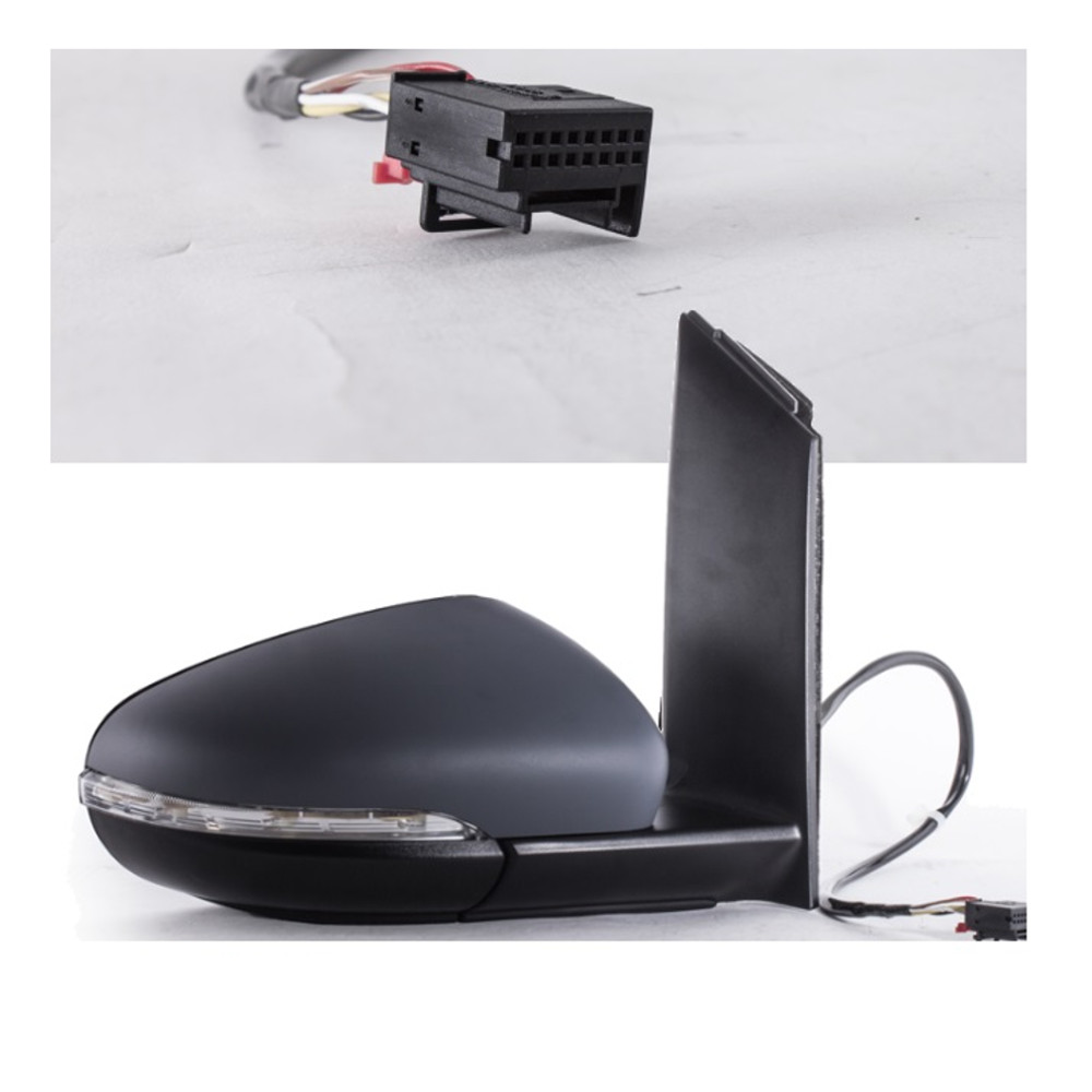 VW Touran Mk2 2010-2015 Electric Door Wing Mirror Primed Drivers Side Right