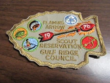 Flaming River Scout Reservation Gulf Ridge Council 1976 Patch     CBX