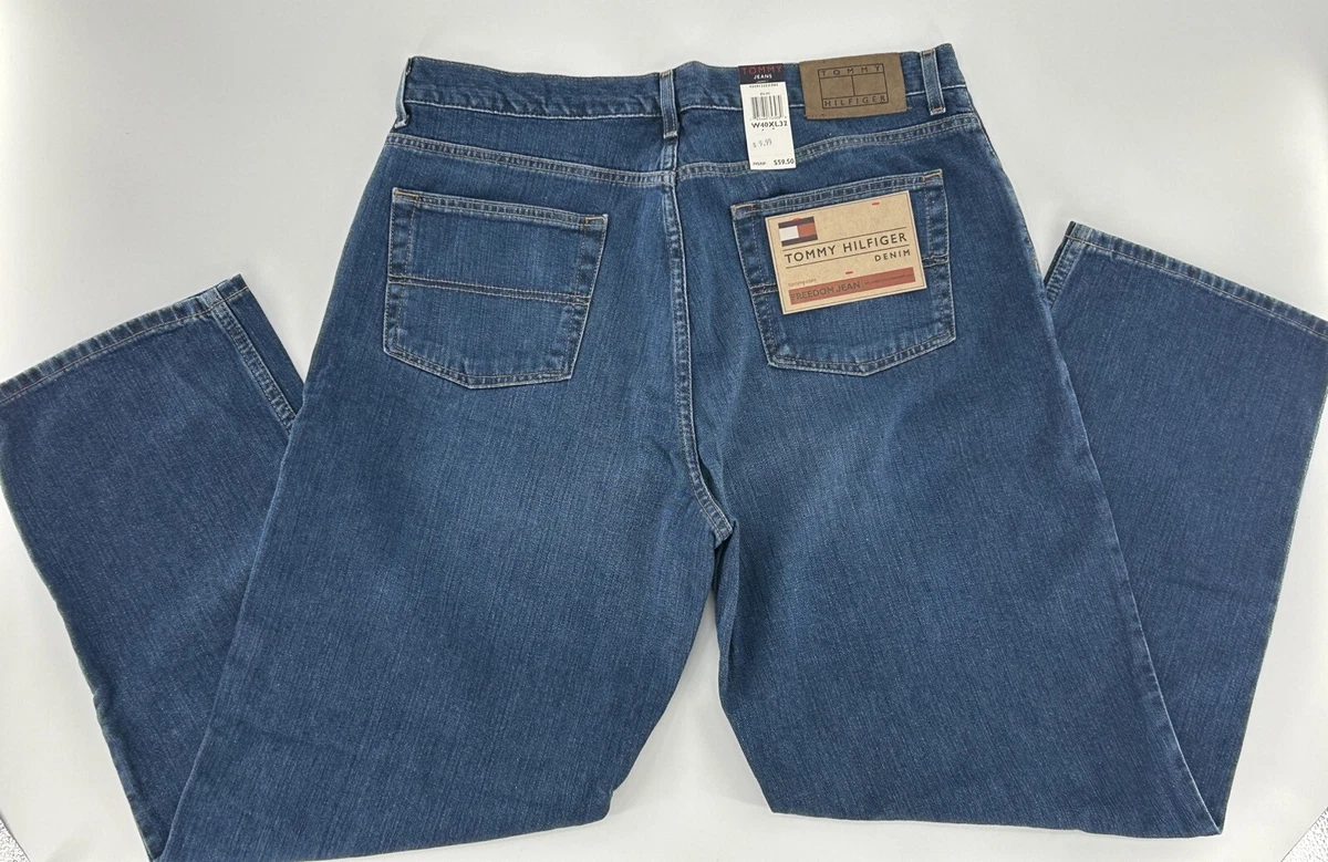 NWT TOMMY HILFIGER DENIM FREEDOM Jeans 40 32 relaxed straight eBay