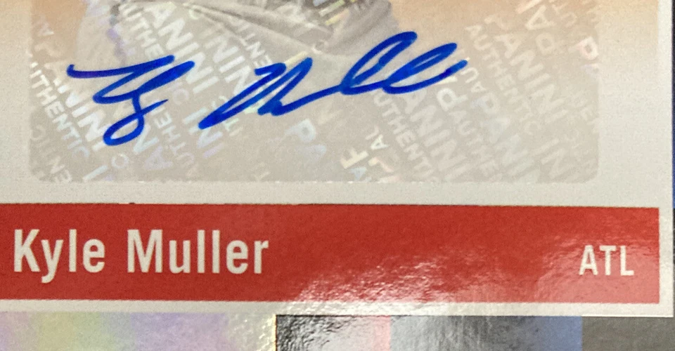 2022 Optic 88 Retro Kyle Muller Auto Atlanta Braves/Oakland Athletics - Image 2 of 3