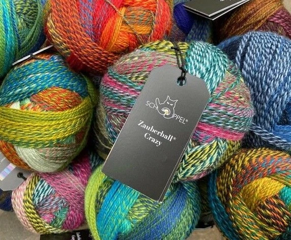TOPP PREIS: ZAUBERBALL Crazy von SCHOPPEL Sockenwolle 4-fädig 100g Farbwahl
