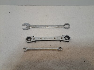 #ad Lot Of 3 Assorted Vintage Ace Hardware Ratcheting Wrench Box End Wrenches $17.99