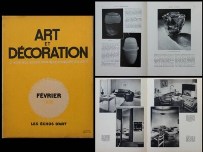 KUNST UND DEKORATION 2 1932 HENRI NAVARRA, TÜREN, SUBES, bewährt, ANDRE BALLETT