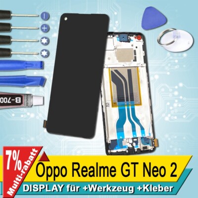Display Für Oppo Realme GT Neo 2 Bildschirm Incell Rahmen+