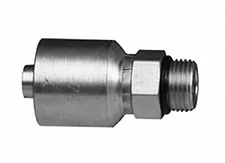 1/2" Hose X 1/2" RA Male SAE O-Ring Boss ORB Hydraulic Crimp Fit