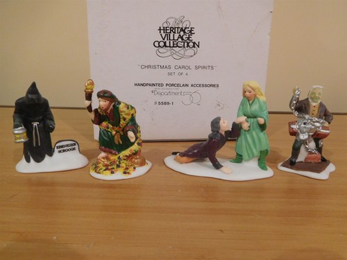 Dept 56 Dickens Village - Christmas Carol Spirits - 4er Set - #55891 kostenloser Versand