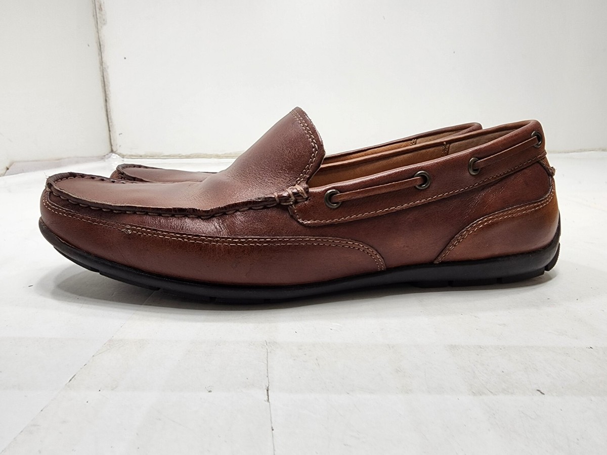 Bass Hank Brown Leather Loafers GH Bass NIB Men main image 2