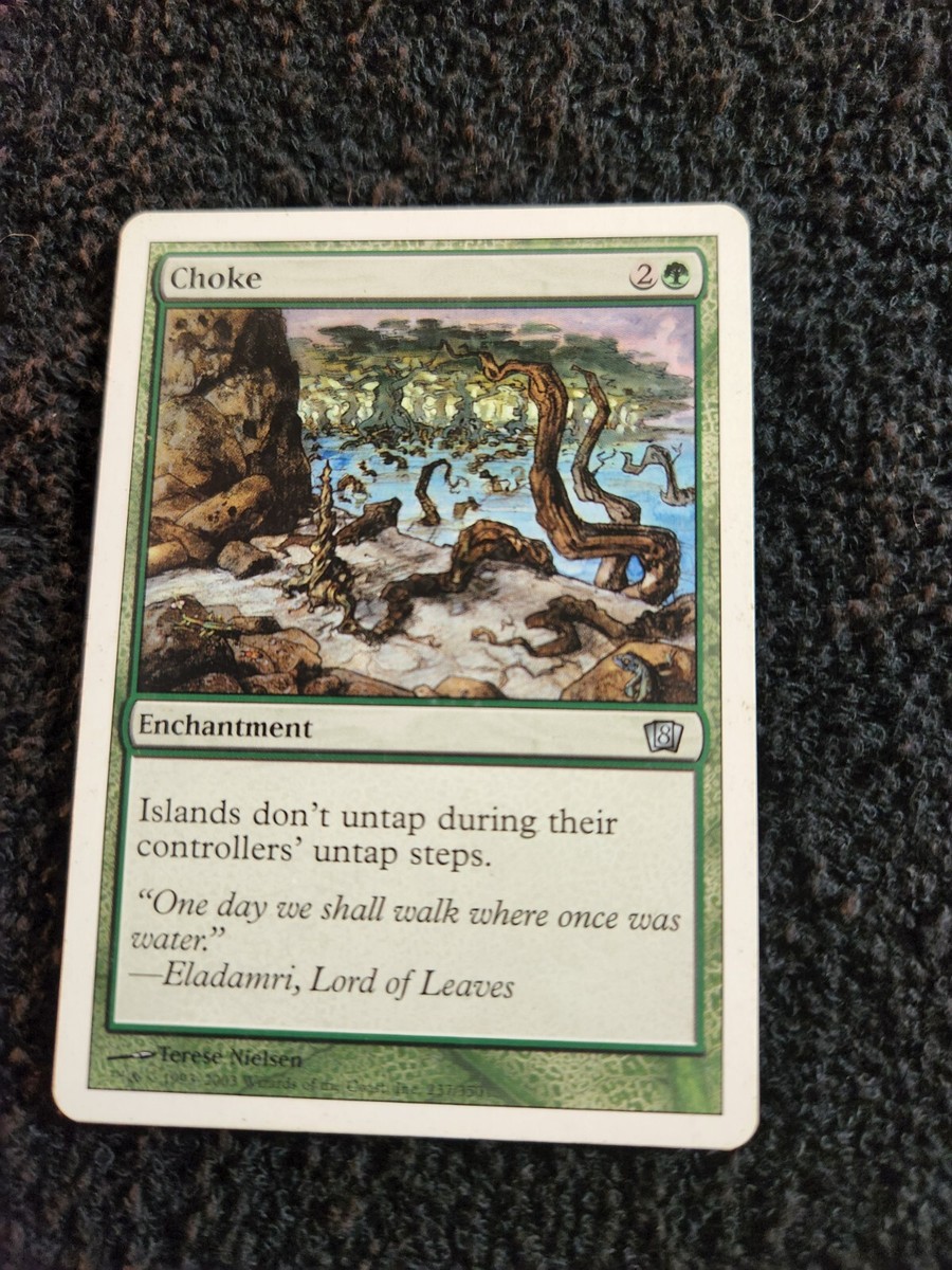 Mtg 窒息/Choke  8ED  foil Choke | 8th Edition - French | Star City Games