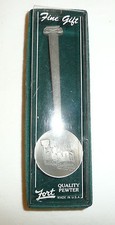 Texas Sesquicentennial Spoon 1986 FORT Metal Pewter State Made in USA Centennial