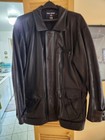 Men's Polo Sport Heavyweight Black Leather Coat