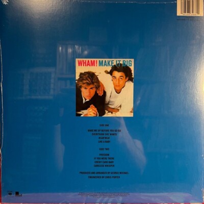 Wham ‎– Make It Big LP - George Michael - Black Vinyl Album