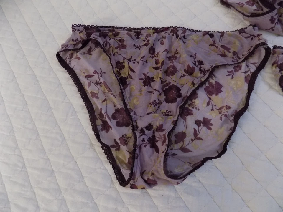 Ropa interior floral para mujer bragas talla 18-20 nuevas sin etiquetas Foto 2 de 4