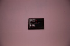   SANDISK  ULTRA II 2GB COMPACT FLASH CARD  1"11/16 43mm X 1"6/16 36mm  