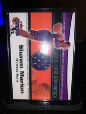 2000 Fleer Gametime Uniformity Shawn Marion Jersey Game Worn