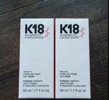 2X 50ml K18 Leave-In Molecular Repair Hair Mask Conditioner For All Hair Types