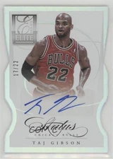 2012-13 Elite Series Auto Status Die-Cut 17/22 Taj Gibson #88 Auto 0c3