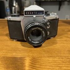 Exakta VX500 35mm SLR camera With Meyer-Optik G rlitz Domiplan 2.8/50 Lens