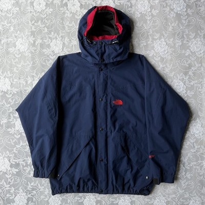 Vintage 90s The North Face Gore-Tex Stowaway 2 Parka Jacket L Packable Hood