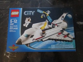 2012 LEGO CITY 3367 SPACE SHUTTLE USED IN BOX COMPLETE