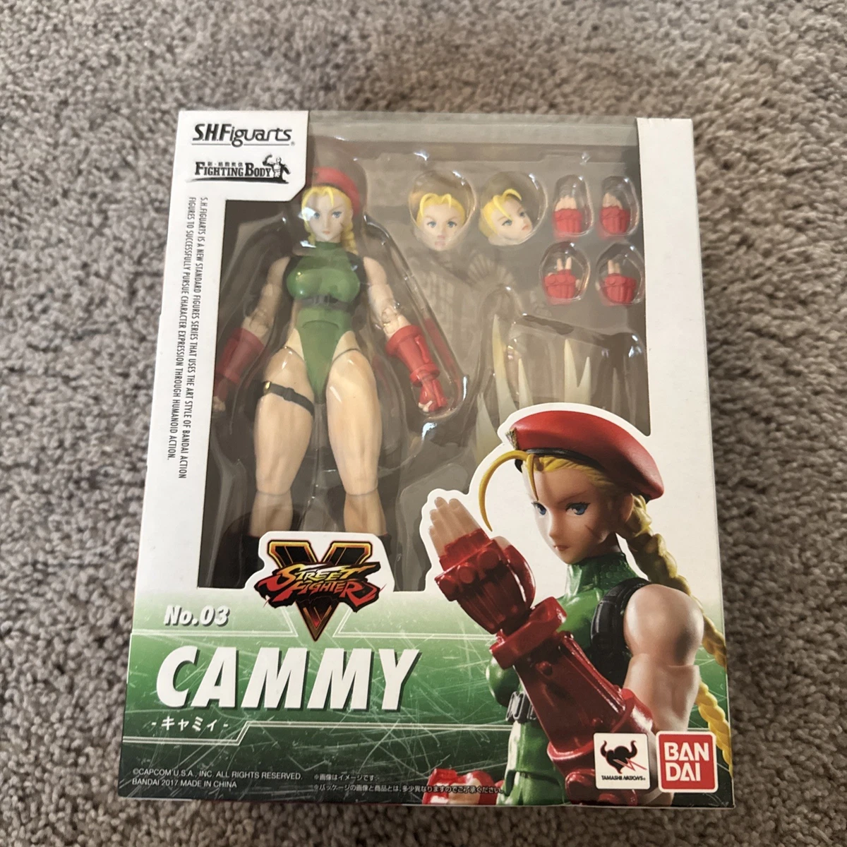 SHFiguarts CAMMY No.03 フィギュア Bandai S.H.Figuarts Street Fighter - Cammy - 145mm Action Figure