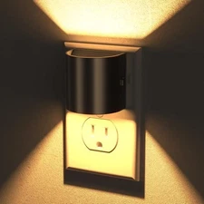 Night Light, Night Lights Plug into Wall, 2 Pack, LED Nightlight with Cream