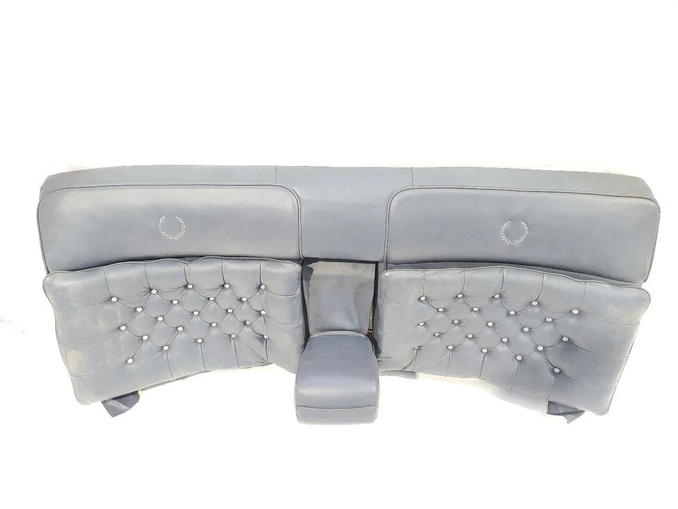 Cadillac Fleetwood Brougham 1984 asiento trasero azul OEM Foto 2 de 4