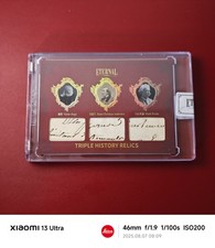 2024 Eternal Cuts Triple Relic Hugo Andersen Mark Twain Authentic History 14/25
