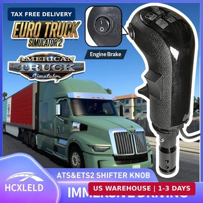 HCXLELD USB Shifter Knob for ATS & ETS2 PC For Logitech G29 G920 G923 Driving Fo