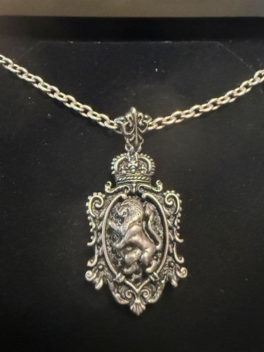 LeatherS AND TREASURES Lion Sterling Silver 925
