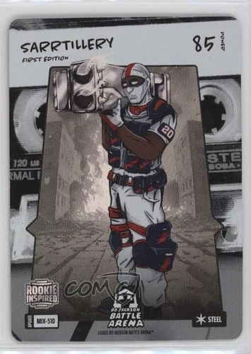 2025 Bo Jackson Battle Arena TCG Alpha Update Mixtape Battlefoil Sarrtillery