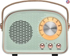 Retro Bluetooth Speakers,Wireless Vintage Speaker,Outdoors Wireless Portable