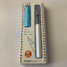 Pilot Fountain Pen: Kakuno F Fine Point Soft Blue Made In Japan Pre-Owned K
