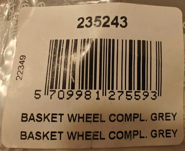 235243Asko OEM Single Wheel