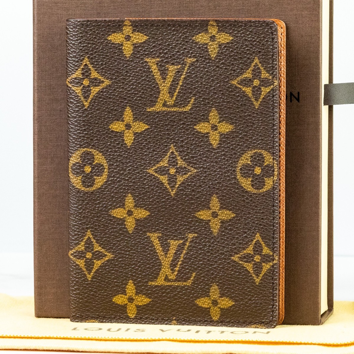 LOUIS VUITTON Passport Cover Case Holder M60180 Monogram Vintage