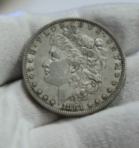 1881  US Morgan Silver Dollar $1 XF