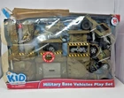 Kid Connection Military Base Vehicle Play Set 36 Piece Set Works!