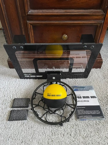 SKLZ Pro Mini Micro Indoor Basketball Hoop with Foam Ball (15 x 10 inches)