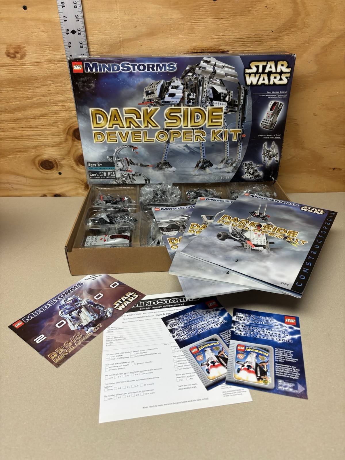 LEGO 9754 MindStorms Star Wars Dark Side Developer Kit - OPEN BOX ~ SEE VIDEO