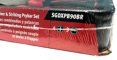Snap-on SGDXPB90BR 9pc Red Screwdriver Striking Prybar Set for