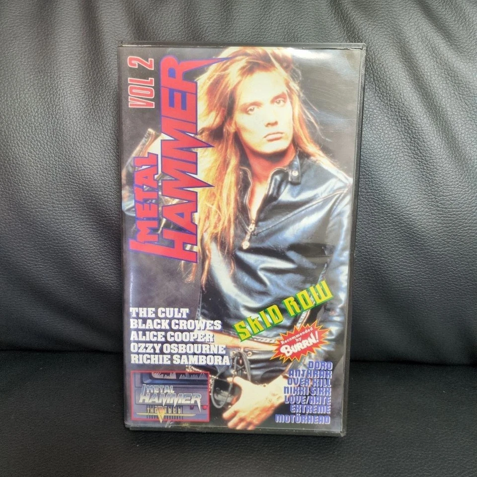 Metal Hammer Video Magazine Vol 2 1992 Japan VHS Skid Row Ozzy Outrage w/Sticker - Bild 2 von 4
