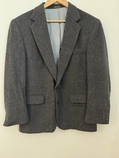 Christian Aujard Men's Grey Camel Hair Blend Single Breast Sport Coat Size 42R