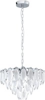 Chrom Durchsichtig Satin Glamour Kristall HäNgelampe Pendelleuchte IP20
